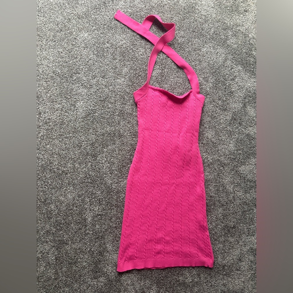 Elegant Pink Women's Dress